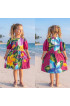 Hand Painted Rayon Kids Dress Hand Painted Rayon Kids Dress
